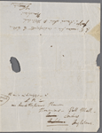 Autograph letter unsigned to Teresa Guiccioli, [circa November-December 1819]