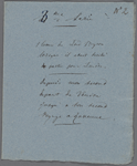 Autograph letter unsigned to Teresa Guiccioli, [circa November-December 1819]