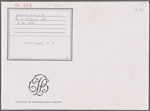 Autograph letter unsigned to Teresa Guiccioli, 19 December 1819