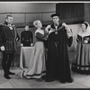 Albert Dekker, Peter Brandon, Olga Bellin, Paul Scofield and Carol Goodner in the stage production A Man for all Seasons