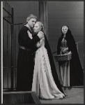 Paul Scofield, Olga Bellin and Carol Goodner in the stage production A Man for all Seasons