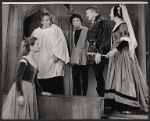 George Rose, Albert Dekker and unidentified others in the touring stage production A Man for all Seasons