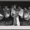 Claudio Brook and ensemble in the stage production Man of La Mancha
