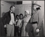 Franchot Tone [far left], Georgia Burke [second from right] and unidentified others in the stage production Mandingo