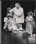 William Roerick [center] and unidentified others in the 1967 production of Marat/Sade