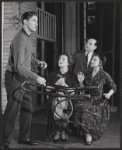 Richard Cross, Ruth Kobart, Norman Kelley and Franca Duval in rehearsal for the stage production Maria Golovin