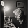 Hal Holbrook preparing to perform in Mark Twain Tonight! 1966