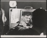 Hal Holbrook preparing to perform in Mark Twain Tonight! 1966