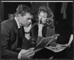 Barry Nelson and Betsy Von Furstenberg in rehearsal for the stage production Mary, Mary