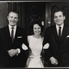 Tom Helmore, Teresa Wright and Scott McKay from the touring cast of the stage production Mary, Mary