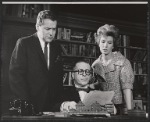 Scott McKay, Hiram Sherman and Julia Meade in the stage production Mary, Mary