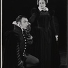 John Colicos and Irene Worth in the stage production Mary Stuart