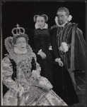Eva Le Gallienne, Irene Worth and Douglas Campbell in the stage production Mary Stuart