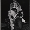 Eva Le Gallienne and Irene Worth in the stage production Mary Stuart