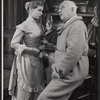 Mari Lynn and Loring Smith in the stage production The Matchmaker