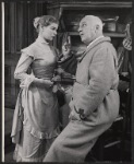 Mari Lynn and Loring Smith in the stage production The Matchmaker