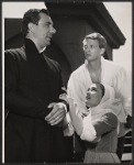 Philip Bosco, Kathleen Widdoes and unidentified in the 1960 Central Park production of Measure for Measure