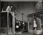 Jerry Lanning [left], Hal Robinson, Travis Hudson [center] and Alice Cannon [right] in the stage production Memphis Store-Bought Teeth