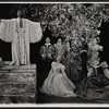 Robert Kya-Hill [left], Barbara Baxley, Marian Hailey [front] and unidentified others in the 1967 American Shakespeare Festival production of The Merchant of Venice