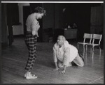 Nancy Wickwire and Larry Gates in rehearsal for the 1959 American Shakespeare Festival production of The Merry Wives of Windsor