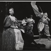 Nancy Marchand, Julian Miller, Larry Gates [right] and unidentified in the 1959 American Shakespeare Festival production of The Merry Wives of Windsor