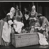 Nancy Marchand, Nancy Wickwire, Larry Gates, Julian Miller and unidentified others in the 1959 American Shakespeare Festival production of The Merry Wives of Windsor