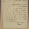 Letter to [John Nicholson.]