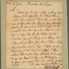 Letter to [Robert Hunter Morris, Governor of Pennsylvania.]