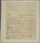 Letter to [William A. Washington.]