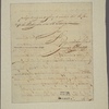 Letter to [William A. Washington.]