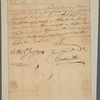 Letter to Robert Christie, Baltimore