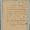 Letter to Thomas Harwood