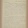 Letter to Henry A. Wise, Washington