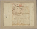 Letter to Benjamin Franklin, Philadelphia