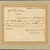 Letter to Messrs. Pales and Scalon