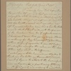 Letter to [William A. Washington, Haywood.]