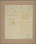 Letter to [William A. Washington, Haywood.]