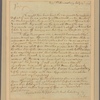 Letter to Gov. [Horatio] Sharpe