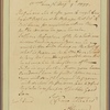 Letter to Gen. [Edward] Hand, Pittsburg