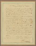 Letter to Gen. [Edward] Hand, Pittsburg