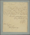 Letter to the Governor of --