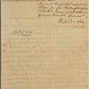 Letter to John Hancock, Boston