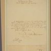 Letter to Maj. Gen. [Friedrich Adolph Riedesel]