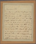 Letter to Tench Tilghman, Baltimore, Md.