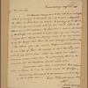 Letter to James Monroe, near Milton