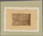 Letter to the gentlemen of the Ohio Company at Cameron in the County of Fairfax