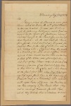 Letter to [the Governor of Massachusetts, William Shirley.]