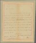 Letter to [Joshua Sharp, Lincoln's Inn.]