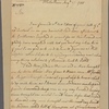 Letter to Gov. [Robert Hunter] Morris