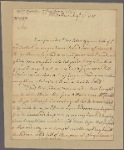 Letter to Gov. [Robert Hunter] Morris